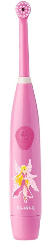 CS Medica KIDS CS-461-G электрическая зубная щеткаKIDS CS-461-G CS Medica KIDS CS-461-G электрическая зубная щеткаKIDS CS-461-GCS Medica KIDS CS-461-G - электрическая зубная щетка для мальчиков со съемной насадкой. Модель состоит из основания-ручки и сменной насадки с малой круглой вращающейся головкой. Щетинки мягкие, не травмируют зубки и десны ребенка. Головка щетки, бережно совершая 18 000 возвратно-вращательных движений в минуту, производит всестороннюю очистку поверхности зубов. Главная отличительная особенность электрических ротационных щеток CS Medica KIDS CS - 461 от других щеток этого вида в том, что насадку с круглой вращающейся головкой можно быстро и просто заменить на новую. Яркие герои привлекут внимание детей и превратят обычный процесс чистки зубов в увлекательное занятие- игру в мире фантазий и грез.