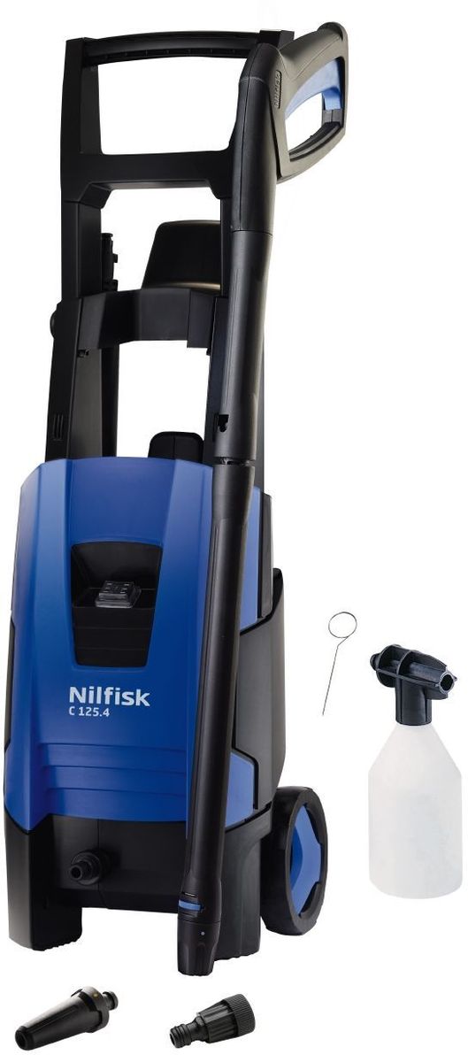 Бытовая моечная машина Nilfisk C 125.4-6128470701 Бытовая моечная машина Nilfisk C 125.4-6128470701Nilfisk C 125.4 - аппарат высокого давления идеально подходит для всех типов наружных работ по очистке. Стандартные аксессуары удобно размещаются на корпусе аппарата, что является огромным плюсом при его хранении. С 125.4 - это высокая мобильность. Корпус обладает надежной гидрозащитой от прямого попадания струи воды. Высокая производительность помпы значительно расширит спектр возможных работ. Этот моющий аппарат станет незаменимым помощником на вашем приусадебном участке, а так же и при решении других задач. Благодаря системе Click&Clean (C&C) смена насадок производится легко и быстро, а фирменное байонетное соединение Nilfisk обеспечивает взаимозаменяемость огромнейшей линейки аксессуаров Nilfisk.
