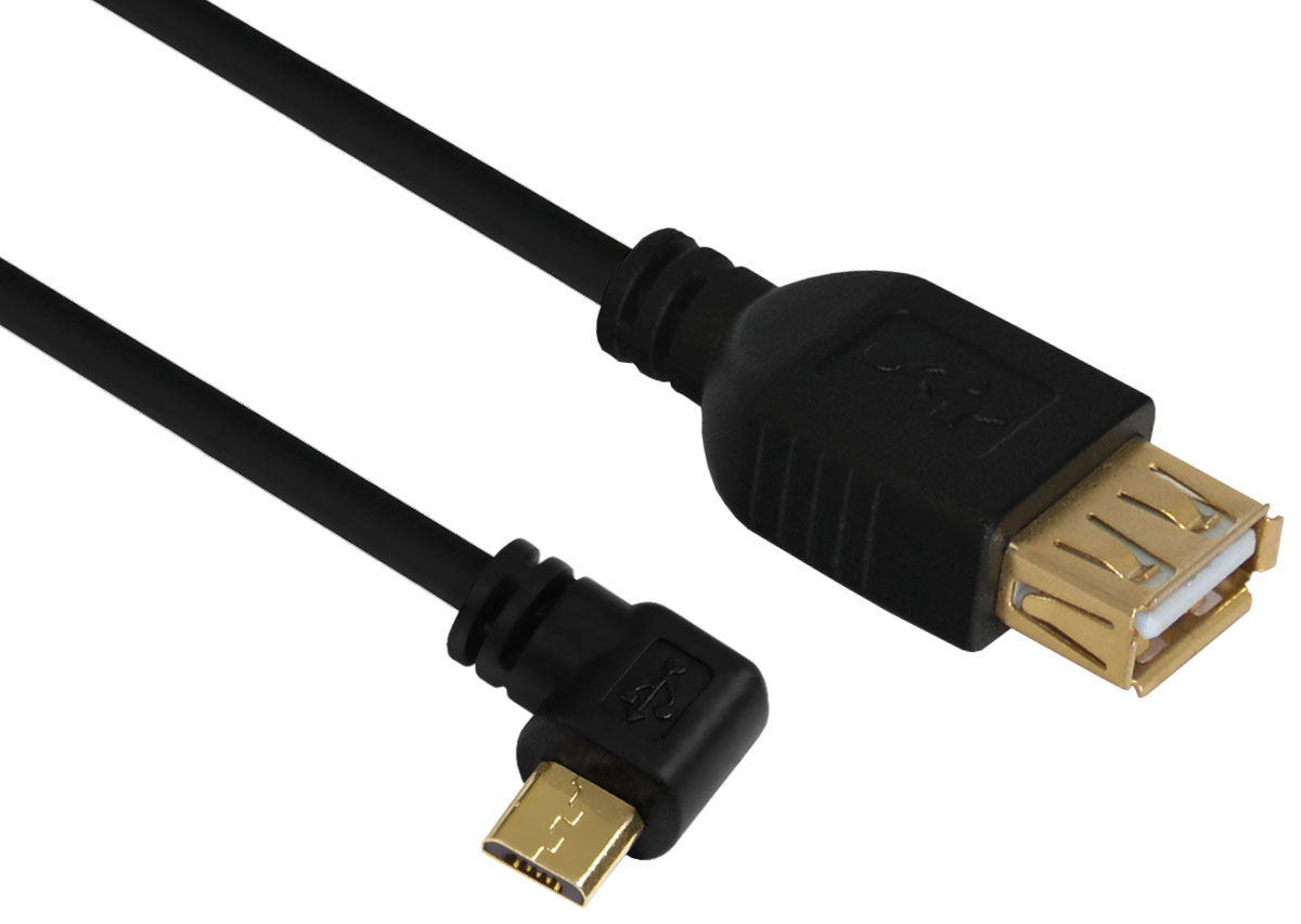 Greenconnect GCR-MB2AF1-BB2S OTG-кабель microUSB/AF (0,15 м)GCR-MB2AF1-BB2S-0.15m Greenconnect GCR-MB2AF1-BB2S OTG-кабель microUSB/AF (0,15 м)GCR-MB2AF1-BB2S-0.15mКабель-переходник Greenconnect GCR-MB2AF1-BB2S предназначен для подключения различных периферийных USB устройств, таких как флешка, мышь или клавиатура, к смартфону или планшету.Часто ли возникала ситуация, когда необходимо просмотреть содержимое флешки, или распечатать документ, а под рукой не было компьютера? Теперь все это, и многое другое, можно сделать прямо со смартфона или планшета, благодаря переходнику с USB OTG.