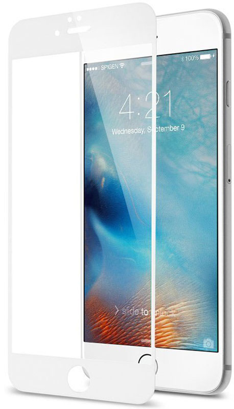 uBear Nano Full Cover Premium Glass защитное стекло для iPhone 7 Plus, WhiteGL09WH03-I7P uBear Nano Full Cover Premium Glass защитное стекло для iPhone 7 Plus, WhiteGL09WH03-I7PЗащитное стекло uBear Nano Full Cover Premium Glass для iPhone 7 Plus обеспечивает надежную защиту сенсорного экрана устройства от большинства механических повреждений и сохраняет первоначальный вид дисплея, его цветопередачу и управляемость. Закаленное стекло имеет нанометровое напыление, которое препятствует скоплению жира и грязи, а пленка с олеофобным покрытием в случае разбития стекла не позволяет ему разлететься на кусочки. Стекло закрывает весь экран iPhone.