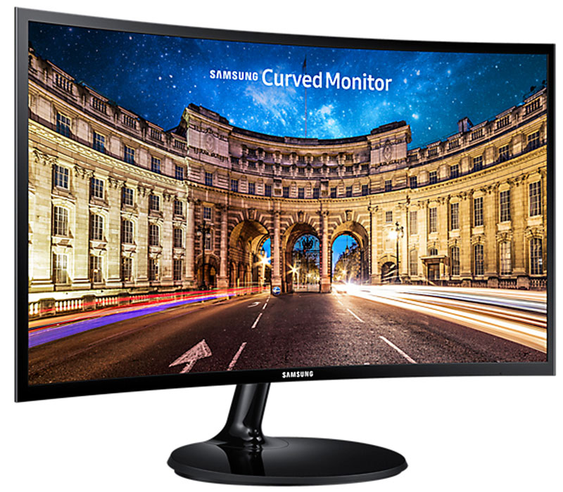 Samsung LC24F390FHI, Black мониторLC24F390FHIXCI Samsung LC24F390FHI, Black мониторLC24F390FHIXCIЖК-монитор Samsung C24F390FHI обладает компактными размерами и естественной цветопередачей. Изогнутая форма экрана разработана специально для максимального погружения в происходящее на экране. Такая форма также гарантирует широкие углы обзора – изображение остается четким и ярким по центру и краям. Модель подходит для работы и развлечений. Малое время отклика снижает подвисание и повышает четкость изображения во время динамических сцен. Матовое покрытие экрана исключает блики и отсветы, снижающие качество изображения. На задней панели есть крепление для размещения на стене, что позволяет сэкономить место и использовать монитор в качестве телевизора. LED-подсветка монитора снижает энергопотребление вне зависимости от выполняемых процессов. На корпусе монитора расположены два видеоразъёма для подключения к компьютеру, а также вход для наушников.
