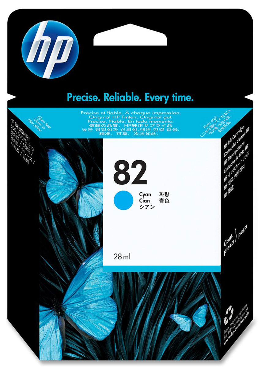 HP CH566A (№82), Cyan картридж для Designjet 500/510CH566A HP CH566A (№82), Cyan картридж для Designjet 500/510CH566AПечатайте необходимые документы в офисе с использованием оригинальных картриджей HP. Запатентованная формула чернил HP, разработанных специально для совместного использования с принтерами HP DesignJet и широкоформатными носителями HP, обеспечивает высочайшую реалистичность изображений, четкость линий и неизменно профессиональное качество. Оцените гарантированный результат при печати в офисе. Оригинальные чернила HP, разработанные специально для совместного использования с принтером HP DesignJet и широкоформатными носителями HP, обеспечивают высочайшую реалистичность изображений, четкость линий и неизменно профессиональное качество. Надежная печать без проблем с использованием оригинальных расходных материалов HP позволяет избежать ненужных проб и ошибок. Используемые в оригинальных картриджах HP интеллектуальные технологии взаимодействуют с принтером для повышения качества, надежности и обеспечения неизменно профессионального результата.