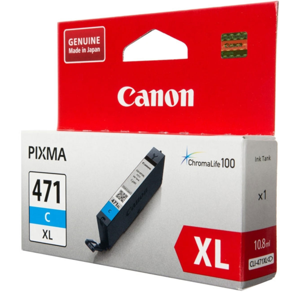 Canon CLI-471XL, Cyan картридж для Pixma MG5740/6840/77400347C001 Canon CLI-471XL, Cyan картридж для Pixma MG5740/6840/77400347C001Картридж Canon CLI-471XL содержит голубые чернила на основе красителей, которые используются для печати документов на обычной бумаге и обеспечивают четкость текста и долговечность печатных изображений. Благодаря технологии эффективного использования чернил, этот картридж будет долго работать в вашем принтере.