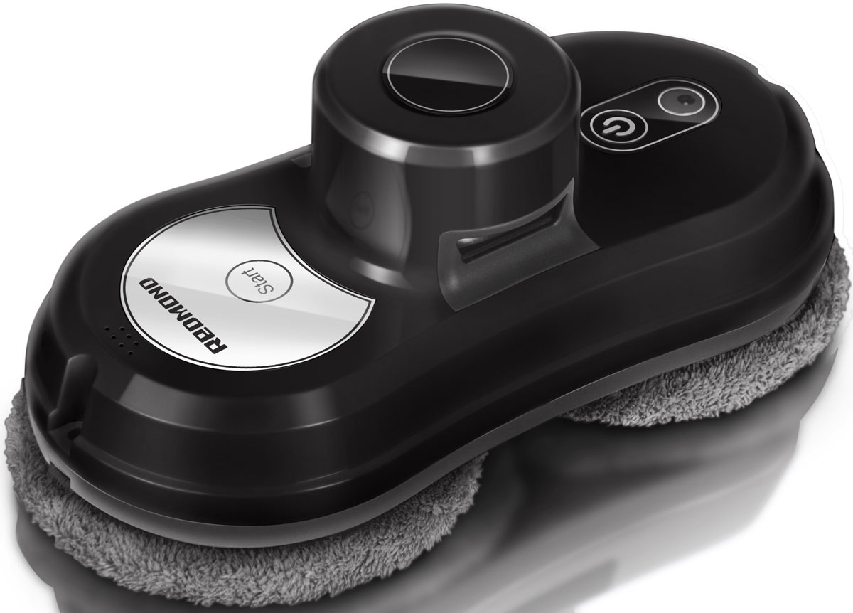 Redmond RV-RW001 умный стеклоочистительRV-RW001 Redmond RV-RW001 умный стеклоочистительRV-RW001Робот-мойщик окон Redmond RV-RW001 – современный прибор для автоматического мытья и полировки окон, зеркал, стеклянной мебели и кафеля на расстоянии. Мыть окна и другие гладкие поверхности с помощью RV-RW001 очень легко. Достаточно установить робот-мойщик на поверхность, требующую очистки, и включить его дистанционно. Пультом управления в данном случае выступает ваш смартфон с бесплатным приложением Wiperbot (радиус его действия – 6,3 метра). Через приложение вы можете передавать различные команды роботу-мойщику и корректировать маршрут очистки. Робот-мойщик быстро вымоет окна, избавляя вас от необходимости пользоваться услугами сервисов для очистки больших окон изнутри и снаружи. Также он быстро отполирует стеклянный стол на кухне, на котором традиционно остается много следов от пальцев, и кафельные стены в ванне. Всего за 2 минуты робот-мойщик очищает 1 м2 поверхности. В зависимости от ее размеров и формы робот в автоматическом режиме...