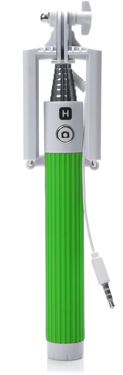 Harper SO-201, Green монопод для селфиH00000545 Harper SO-201, Green монопод для селфиH00000545Harper SO-201 - ручной телескопический монопод для проведения фото и видеосъемки с кабелем 3,5 мм. Имеет максимальную длину 90 cм и 7 секций. Длина в сложенном состоянии составляет 20 см. Прочный стальной корпус гарантирует надежность монопода в повседневных условиях.