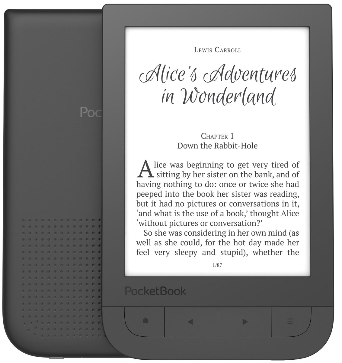 PocketBook 631 Touch HD электронная книгаPB631-E-RU PocketBook 631 Touch HD электронная книгаPB631-E-RUPocketBook 631 Touch HD выполнен в лучших традициях PocketBook, обладает инфракрасным мультисенсорным экраном, светодиодной подсветкой, встроенным Wi-Fi модулем, 8 ГБ встроенной памяти, производительным процессором с тактовой частотой 1 ГГц и 512 МБ оперативной памяти. Инфракрасный экран E Ink Carta с HD разрешением (1072х1448) и 300 DPI, гарантирует высокую контрастность, четкость изображения и баланс между белым и черным цветами электронной страницы.Ридер станет приятным сюрпризом для тех, кто любит читать и слушать музыку одновременно. PocketBook 631 Touch HD получил все необходимые функции для воспроизведения аудио-файлов - поддерживает формат mp3, имеет стандартный 3,5 мм аудио-разъем. Те же функции дают возможность слушать аудио-книги в формате mp3. Благодаря функции Text-to-speech, которая преобразует текст в устную речь, ридер может читать вслух книгу или документ в любом из 18 текстовых форматов, поддерживаемых устройством.Пользователь PocketBook 631 Touch HD свободен выбирать электронный контент в любом формате - устройство поддерживает без конвертации 18 распространенных книжных и 4 графических формата (JPEG, BMP, PNG, TIFF). Предустановленные словари будут незаменимы при чтении иностранных книг. Встроенный беспроводной Wi-Fi модуль и сервисы Dropbox, Книги по e-mail и PocketBook Sync, позволят быстро и легко загрузить любой контент на устройство без подключения к ПК.Для хранения цифровой библиотеки и аудио-коллекция новый электронный ридер оснащен 8 ГБ встроенной памяти и слотом для MicroSD карт (до 32 ГБ). Эффективный процессор с частотой 1 ГГц и 512 МБ оперативной памяти обеспечивают быстрый отклик любого приложения и плавное перелистывание страниц. Компактный и легкий PocketBook 631 Touch HD с габаритами 113,5 x 175 x 9 мм, весит всего 180 грамм.Ридер выполнен в элегантном дизайне, задняя панель с soft-touch покрытием имеет область с перфорированными точками для еще более удобного удерживания, и приятных тактильных ощущений. На лицевой панели расположены механические кнопки листания, которые могут быть использованы вместе с сенсорным экраном для управления устройством.