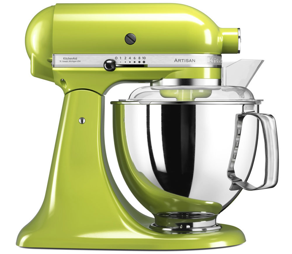 KitchenAid Artisan, Green миксер планетарный (5KSM175PSEGA)5KSM175PSEGA KitchenAid Artisan, Green миксер планетарный (5KSM175PSEGA)5KSM175PSEGAМиксер KitchenAid 5KSM175PSEGA - уникальное многофункциональное устройство, практически не имеющее аналогов на рынке техники для дома и кухни. Легендарный бренд, чья история насчитывает уже более 90 лет, завоевал сердца домохозяек благодаря своей невероятной надежности, долговечности и отменному качеству. Процесс производства миксеров KitchenAid не оставляет сомнений в долговечности этого прибора. Литые детали механизма изготовлены из высококачественной стали. Ручная сборка и тщательная подгонка частей привода обеспечивают низкий уровень шума и вибрации, являются гарантией безупречной работы прибора. Классический дизайн миксеров KitchenAid Artisan станет украшением интерьера любой кухни. Одна из отличительных особенностей этой серии – богатая цветовая гамма. На выбор покупателей предлагаются модели почти двух десятков разнообразных оттенков. Откидывающаяся головка миксера KitchenAid Artisan позволяет легко менять насадки и устанавливать чашу.Миксер...