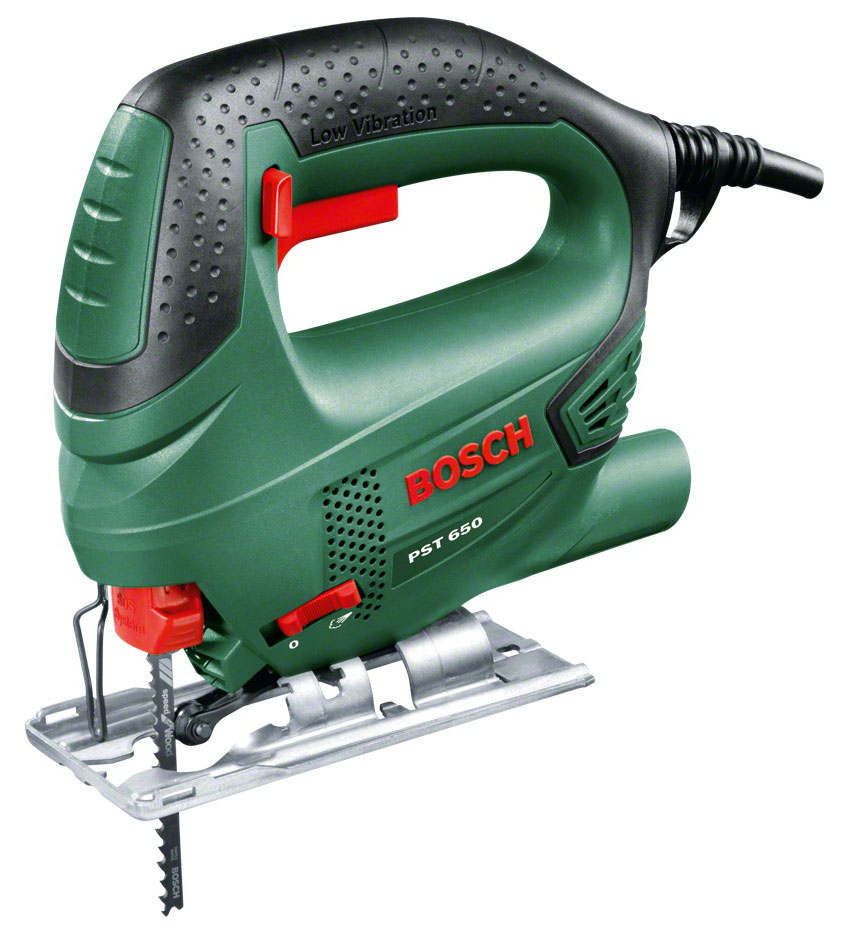 Электролобзик Bosch PST 650 (06033A0720)PST 650 Электролобзик Bosch PST 650 (06033A0720)PST 650Лобзик Bosch PST 650 (06033A0720) предназначен для прямых и фигурных резов различных материалов. Замена пилки происходит без помощи дополнительного инструмента. Система Low Vibration снижает уровень вибрации, передаваемой на рукоятку, для комфортной длительной работы. Обеспечивает точные пропилы и предотвращение перелома режущего инструмента благодаря опорному ролику. Возможность подсоединения пылесоса для поддержания чистоты на рабочей поверхности. Без маятникового хода.