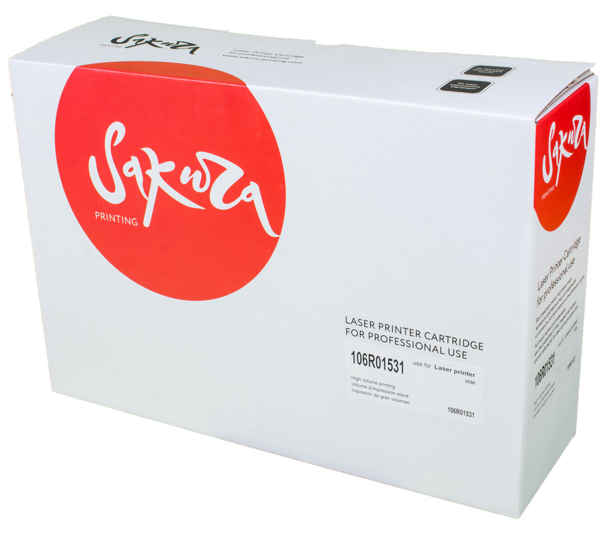 Sakura 106R01531, Black тонер-картридж для Xerox WC 3550SA106R01531 Sakura 106R01531, Black тонер-картридж для Xerox WC 3550SA106R01531Тонер-картридж Sakura 106R01531 для лазерных принтеров Xerox WC 3550 является альтернативным решением для замены оригинальных картриджей. Он печатает с тем же качеством, что и оригинальный картридж, но имеет увеличенный ресурс. В картриджах компании Sakura используется химический синтезированный тонер, который в отличие от дешевого тонера из перемолотого полимера, не царапает, а смазывает печатающий вал, что приводит к возможности многократных перезаправок картриджей. Такой подход гарантирует долгий срок службы принтера, превосходное качество и стабильность печати. Тонер-картриджи Sakura производятся при строгом соответствии стандартам ISO 9001 и ISO 14001, что подтверждено международными сертификатами.