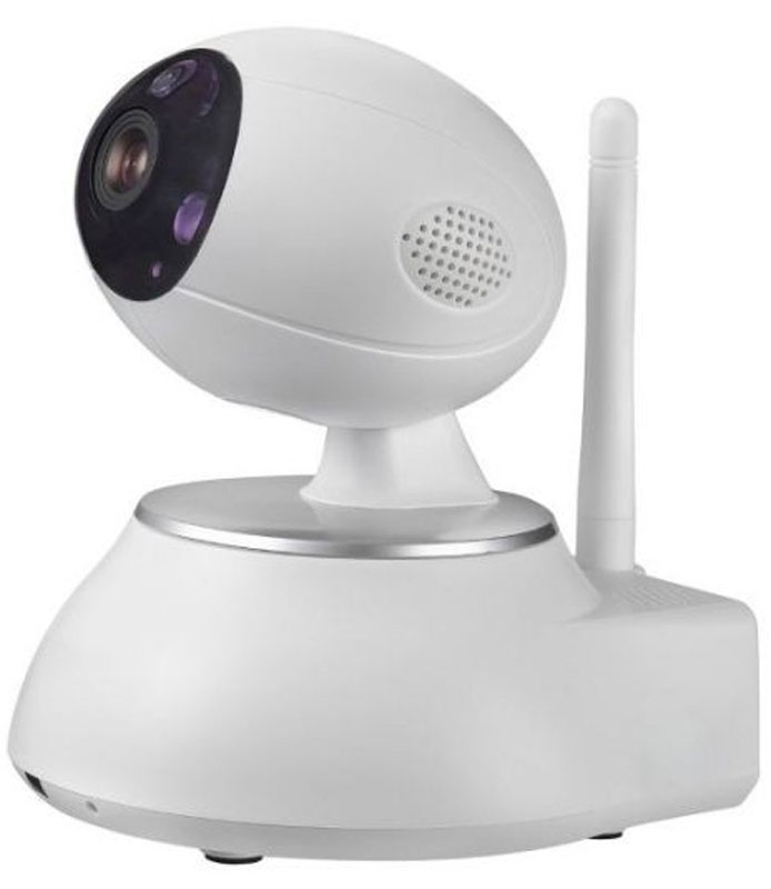 Sapsan IP-Cam iEVE Wi-Fi камера9000 Sapsan IP-Cam iEVE Wi-Fi камера9000Wi-Fi камера Sapsan IP-Cam iEVE - бюджетная комнатная сетевая видеокамера с возможностью контроля и записи по срабатыванию подключенных к ней беспроводных датчиков. Подходит для онлайн контроля за помещениями, в том числе складов с температурой до -10°С. IP-Cam iEVE может поворачиваться по горизонтали до 355°, а по вертикали на 120°, так что камера может видеть все помещение, а управлять можно из любой точки мира. В камере есть встроенный микрофон и динамик, позволяющий вести не только запись звука, но и иметь обратную связь с помещением. Например расположив камеру в комнате ребенка вы не только будете слышать его , но и иметь возможность успокоить ребенка, или просто поговорить с ним. Wi-Fi камера с качеством 1280 на 720 пикселей, может вести запись при скорости 25 кадров в секунду. Запись видео на MicroSD размером до 128 Гб происходит циклично. Архива в качестве HD хватает на 10 суток в лучшем качестве, и на 30 суток в среднем качестве. Архив можно...