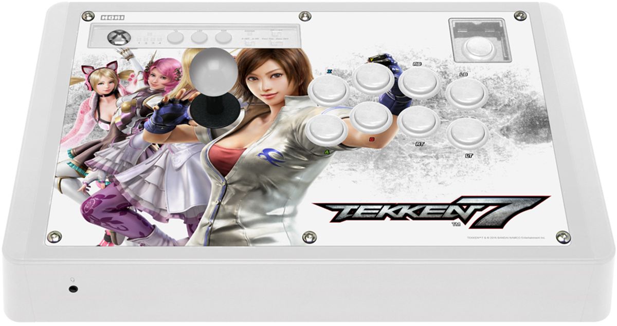 Hori Real Arcade Pro TEKKEN 7 Edition аркадный стик для XboxOneHR2 Hori Real Arcade Pro TEKKEN 7 Edition аркадный стик для XboxOneHR2Официальная лицензия Microsoft. Совместимость с Хbox One/360/PC. Программируемые кнопки и кнопка турбо. Аутентичные джойстик-рычаг и кнопки «Hayabusa». Официальная лицензия от TEKKEN 7.