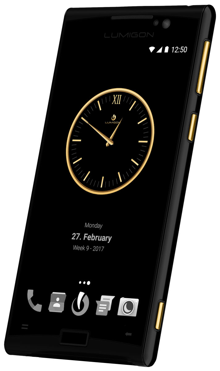 Lumigon T3 Exclusive, Black Steel Gold5711860000431 Lumigon T3 Exclusive, Black Steel Gold5711860000431Премиальный смартфон Lumigon T3 изготовлен из корабельной нержавеющей стали 316, 24-каратного золота и ударопрочного стекла Corning Gorilla Glass 4. Каждая уникальная функция была создана для удовлетворения реальных каждодневных потребностей. Каждая черта дизайна и выбор материала тщательно продумывается для того, чтобы служить практическим целям. Замечательная камера 13MP/4K камера с двухтонной вспышкой и очень быстродействующей технологией PDAF (система фазовой автофокусировки / Phase Detection Autofocus). Специальная кнопка для камеры сбоку обеспечивает быстрый доступ к камере, при этом кнопки громкости могут использоваться для уменьшения и увеличения. Контролируемый жестами дисплей BackTouch может использоваться для пролистывания фотографий и прокрутки веб-сайтов. Использование интегрированной камеры с технологией BackTouch является очень удобным для того, чтобы делать селфи. Клавиша действия ActionKey может быть настроена для включения...