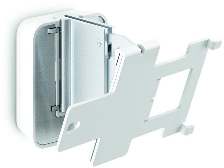Vogels Sound 4203, White кронштейн для колонокSOUND 4203W Vogels Sound 4203, White кронштейн для колонокSOUND 4203WVogels Настенное крепление SOUND 4203 белого цвета для акустической системы Sonos PLAY:3 Получите максимальную отдачу от вашей акустической системы Sonos PLAY:3 Ваша акустическая система Sonos PLAY:3 гармонично впишется в любой интерьер при установке в любом месте на стене с помощью настенного кронштейна Vogel’s SOUND 4203. Установите динамик в вертикальном или горизонтальном положении в наиболее удобном для вас месте - вы сможете повернуть динамик под нужным углом для достижения оптимального звучания, благодаря возможности поворота кронштейна на 70° и наклона вверх и вниз на 30°. Этот плоский настенный кронштейн обеспечивает надежную фиксацию вашей акустической системы Sonos PLAY:3 и поставляется в черном или белом исполнении, чтобы гармонично сочетаться с цветом динамиков. Установить кронштейн строго горизонтально - пустяковое дело, благодаря встроенному спиртовому уровню. Поверните ваш динамик под нужным углом для создания оптимального звучания. Настенное крепление Vogel’s для акустической системы Sonos PLAY:3 занимает мало места, при выборе оптимального положения для наилучшего звучания. Движением одной руки вы можете легко повернуть динамик и полностью погрузиться в наслаждение музыкой, как никогда ранее. Вы хотели бы иметь большую свободу перемещения акустической системы без необходимости сверлить стены? Компания Vogel’s также предлагает напольную стойку для Sonos PLAY:3. Настенные крепления и напольные стойки Vogel’s разработаны специально и для акустической системы Sonos PLAY:1.