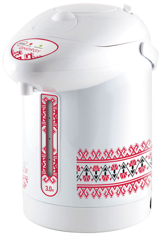 Energy TP-618 термопот54 280304 Energy TP-618 термопот54 280304Термопот Energy TP-618 поможет не только вскипятить или подогреть воду, но и сохранить ее температуру на заданном уровне в течение нескольких часов. Благодаря этому вы избавите себя от частого подогрева воды, что, в свою очередь, обеспечит вполне реальную экономию электроэнергии. Данная модель разработана специально для тех, кому постоянно необходимо иметь в доме запас горячей воды. Мощность в режиме поддержания температуры: 35 Вт Быстрое кипячение воды Нержавеющая стальная колба Съемный шнур питания Скрытый нагревательный элемент Возможность поворота 360° Функция повторного кипячения