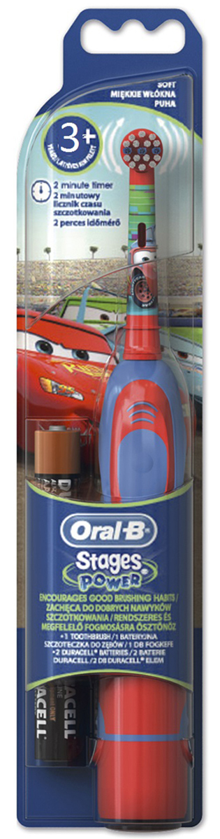 Детская зубная щетка Oral-B DB4 на батарейкахDB4010(DB4.510) Детская зубная щетка Oral-B DB4 на батарейкахDB4010(DB4.510)Oral-B – марка зубных щеток №1, используемая большинством стоматологов мира!* * на основании международных опросов P&G среди репрезентативной выборки стоматологов, проводимых регулярно, в т.ч. 2013-2015 гг. Зубная щетка на батарейках - самая доступная из зубных щеток Oral-B с возвратно-вращательной технологией. Подходит для детей с 3 лет. Комплектуется сменной насадкой Oral-B Stages с укороченными экстрамягкими щетинками.