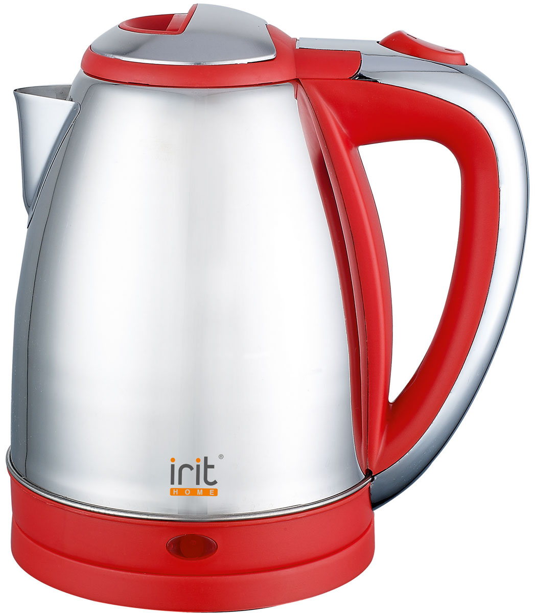 Irit IR-1314, Red электрический чайник79 02959 Irit IR-1314, Red электрический чайник79 02959Электрический чайник Irit IR-1314 прост в управлении и долговечен в использовании. Изготовлен из высококачественных материалов. Прозрачное окошко позволяет определить уровень воды. Мощность 1500 Вт вскипятит 1,8 литра воды в считанные минуты. Для обеспечения безопасности при повседневном использовании предусмотрены функция автовыключения, а также защита от включения при отсутствии воды.
