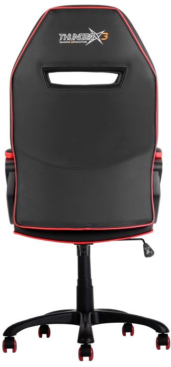 ThunderX3 TX3-10, Black Red профессиональное геймерское креслоTX3-10BR ThunderX3 TX3-10, Black Red профессиональное геймерское креслоTX3-10BRПрочная металлическая основа. Мягкий кожзам. Тип механизма бабочка. Пневматическая регулировка высоты сиденья. Угол раскачивания 3° - 18°. 50 мм нейлоновые колесики.