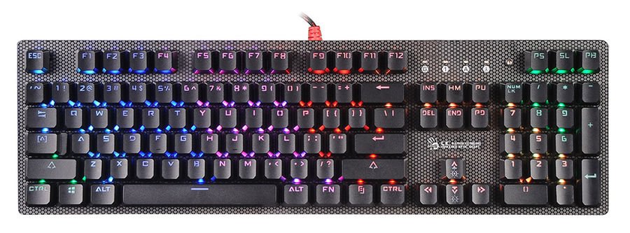 A4Tech Bloody B810R, Black игровая клавиатура4711421926645 A4Tech Bloody B810R, Black игровая клавиатура4711421926645Клавиатура A4Tech Bloody B810R обладает уникальным дизайном и высоким качеством производства. Тщательный контроль исполнения деталей, удобство и эргономичность по праву поднимают клавиатуру на топовые позиции среди аналогичных устройств. Клавиатура A4Tech Bloody B810R предназначена для полного погружения в игровой процесс. Инновационная технология Light Strike использует оптические переключатели, обеспечивающие непревзойденное время отклика 0.2 мс! Оптический переключатель обладает высокой долговечностью, ультрапрочностью и износостойкостью, что делает его привлекательным для геймеров. Ход срабатывания - с расстояния 3 мм, что на 25% быстрее, чем у металлических переключателей (у обычных металлических переключателей ход срабатывания начинается с расстояния 4 мм). Реагирует на световых скоростях без задержек. Технология Long-lasting создает звук при печати, который не исчезнет через несколько месяцев активного использования. ...