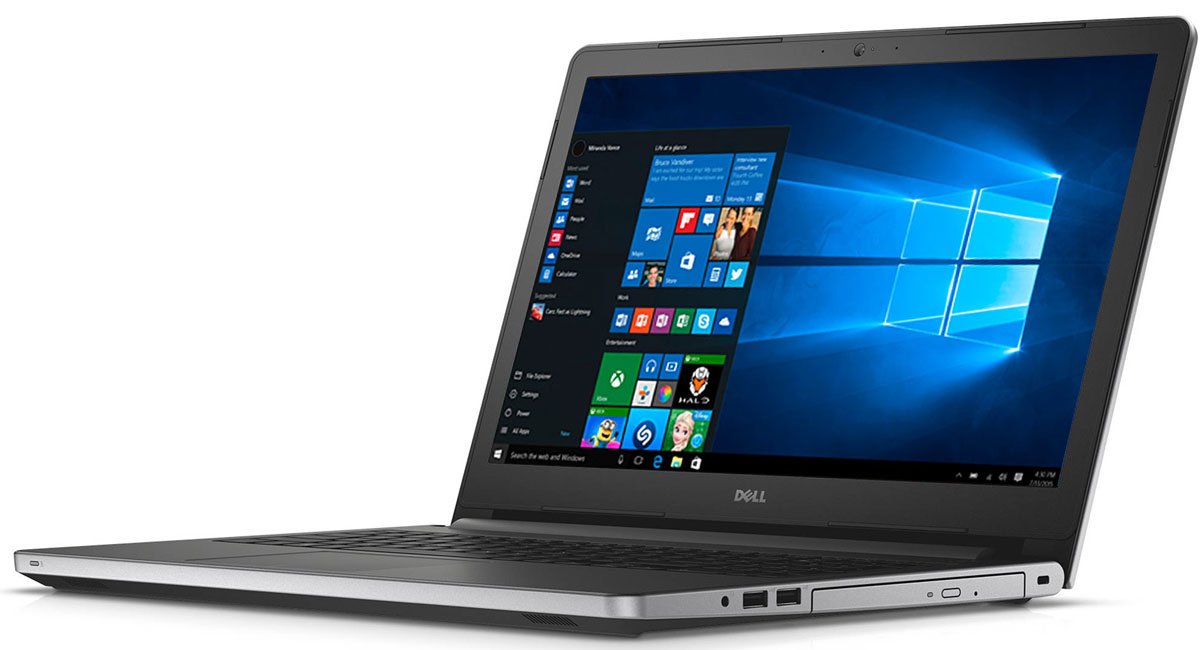 Dell Inspiron 5759-7997, Silver5759-7997 Dell Inspiron 5759-7997, Silver5759-7997Dell Inspiron 5759 - достаточно просторный для воплощения ваших идей. Современный 17,3-дюймовый ноутбук с процессором Intel, дисководом DVD-дисков и ярким дисплеем с поддержкой разрешения HD+. Быстрая загрузка веб-страниц, игр и приложений благодаря процессорам Intel, обеспечивающим высочайшую производительность и потрясающее качество изображения. Увеличенное время работы без подзарядки. Удаляйтесь от сети электропитания без всяких опасений. Вместительный аккумулятор поможет вам увеличить время между зарядками до 7 часов. Поддержка технологии True Color обеспечивает возможность настройки насыщенности цветов в соответствии с личными предпочтениями пользователя. Скорректируйте температуру цвета и тон, чтобы установить уровень насыщенности цветов в соответствии со своими потребностями. Чем бы вы ни занимались - микшированием, прослушиванием потокового аудио или общением, - технология MaxxAudio компании Waves делает низкие частоты...