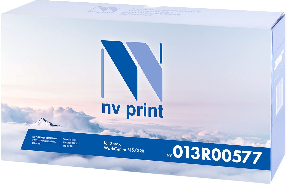 NV Print 013R00577, Black картридж для Xerox WorkCentre 315/320NV-013R00577 NV Print 013R00577, Black картридж для Xerox WorkCentre 315/320NV-013R00577Копи-картридж NVP лазерный совместимый Xerox, производитель NV Print, модель NV-013R00577 для Xerox WorkCentre 315/320, ресурс 27000 копий.