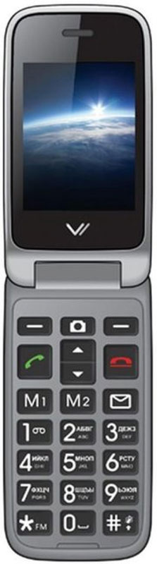 Vertex C309, BlackC309-BL Vertex C309, BlackC309-BLМобильный телефон Vertex C309 - модель в раскладывающемся корпусе с двумя активными экранами. Увеличенные клавиши и удобная клавиатура делают использование телефона комфортным для пожилых людей и людей с пониженным зрением. Предусмотрены кнопки памяти для экстренных номеров и кнопка SOS на задней панели. Док-станция для заряда в комплекте. Два активных дисплея предусмотрены для максимально комфортного ежедневного использования телефона. На внешнем дисплее отображается информация о пропущенных вызовах, оповещения о полученных SMS, а также часы и актуальная дата. Модель C309 оснащена специальными кнопками на передней панели, при помощи которых можно ответить на звонок или отклонить вызов. Также есть кнопка для быстрого доступа к FM-радио. Корпус выполнен из высококачественного пластика. Громкий динамик обеспечивает комфорт в общении. Для того, чтобы вы смогли всегда оставаться на связи телефон C309 поддерживает работу двух SIM-карт,...