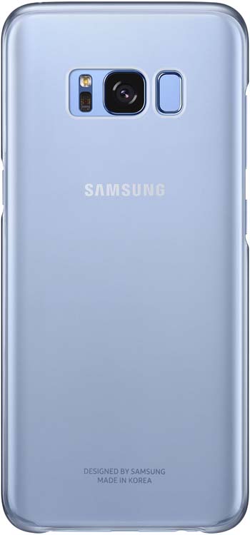 Samsung Clear Cover чехол для Galaxy S8, BlueEF-QG950CLEGRU Samsung Clear Cover чехол для Galaxy S8, BlueEF-QG950CLEGRUОригинальный чехол обеспечит надежную защиту задней крышке и торцам устройства. Не сильно увеличивает размеры смартфона. Оснащен необходимыми отверстиями под порты и камеру.