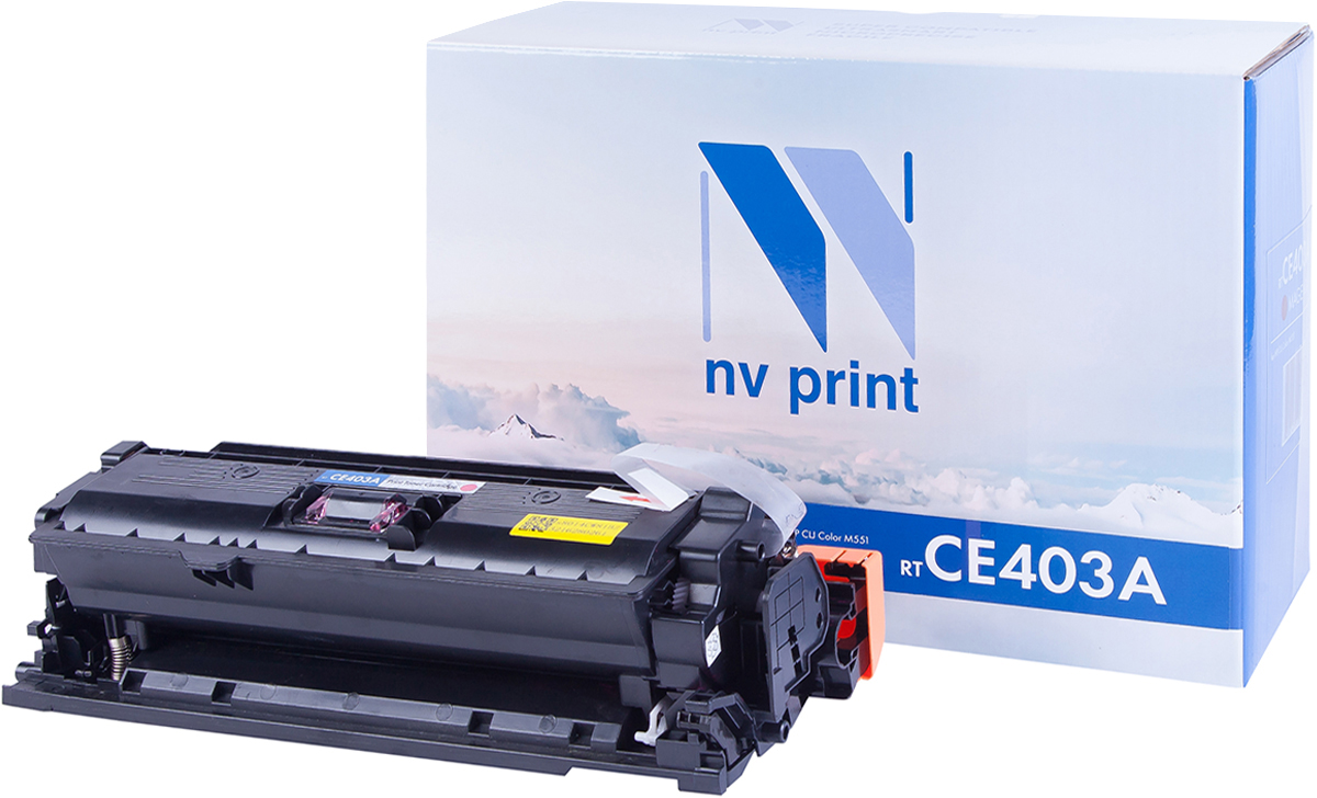 NV Print CE403AM, Magenta тонер-картридж для HP Color LaserJet Color M551/М551n/M551dn/M551xhNV-CE403AM NV Print CE403AM, Magenta тонер-картридж для HP Color LaserJet Color M551/М551n/M551dn/M551xhNV-CE403AMСовместимый лазерный картридж NV Print CE403AM для печатающих устройств HP - это альтернатива приобретению оригинальных расходных материалов. При этом качество печати остается высоким. Картридж обеспечивает повышенную чёткость и плавность переходов оттенков цвета и полутонов, позволяет отображать мельчайшие детали изображения. Лазерные принтеры, копировальные аппараты и МФУ являются более выгодными в печати, чем струйные устройства, так как лазерных картриджей хватает на значительно большее количество отпечатков, чем обычных. Для печати в данном случае используются не чернила, а тонер.