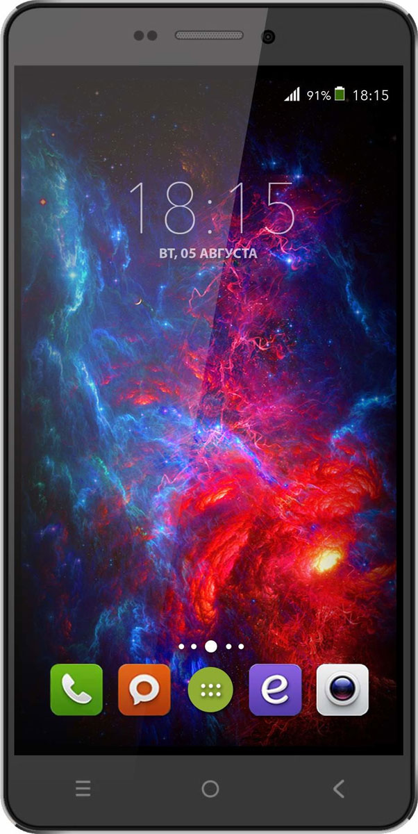 BQ 5515 Wide LTE, Black46610726 BQ 5515 Wide LTE, Black46610726BQ 5515 Wide LTE с 5,5 HD IPS дисплеем c разрешением 1280 на 720 точек совмещает в себе функции высокопроизводительного смартфона и планшета, поэтому станет незаменимым помощником не только в развлечениях, общении, серфинге, но и в учебе. Данная модель оснащена 4-х ядерным процессором MTK6735 LTE, который обладает широкими возможностями по работе с мультимедийными данными. Процессор разработан специально под современные тенденции в развитии виртуальной реальности с улучшенной графической составляющей, повышенной производительностью и оптимизированным энергопотреблением. BQS 5515 Wide работает под управлением современной версии ОС Android 5.1, обеспечивающей быстродействие всей системы. Поддержка смартфоном 4G LTE превратит использование мобильных приложений в бесконечное удовольствие. А чтобы его продлить, в устройство встроены современные функции по экономии энергопотребления в сочетании с ёмким аккумулятором 2800 мАч, которые обеспечивают длительную автономную...