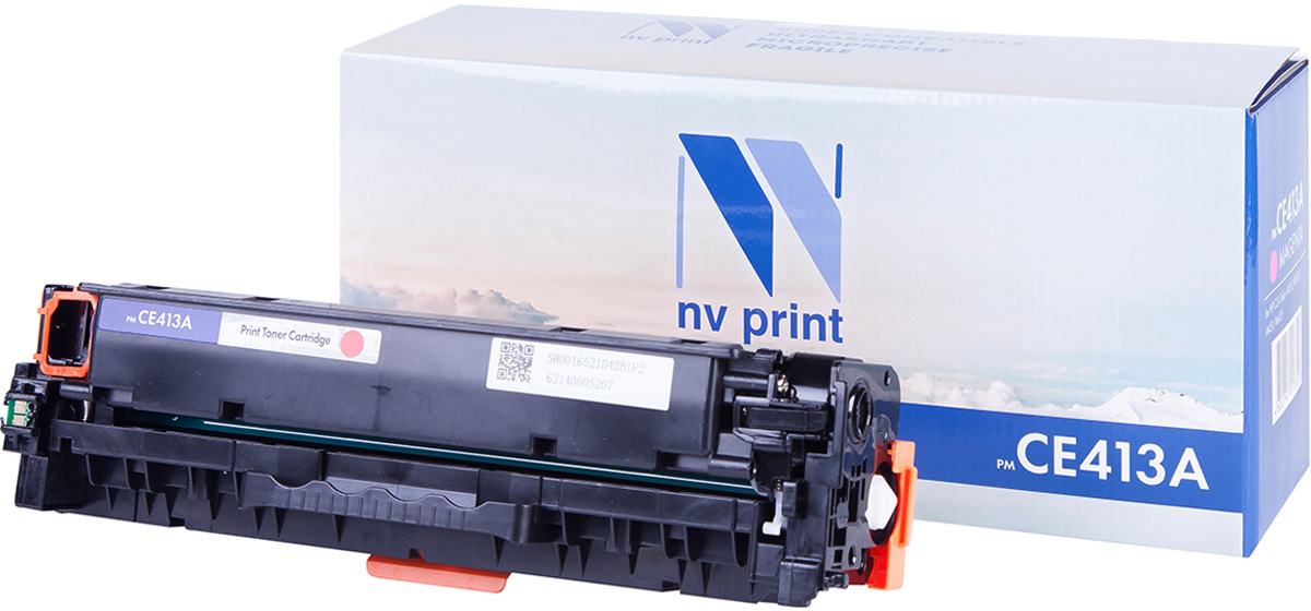 NV Print CE413A, Magenta тонер-картридж для HP CLJ M351/M451/MFP M375/MFP M475CE413A NV Print CE413A, Magenta тонер-картридж для HP CLJ M351/M451/MFP M375/MFP M475CE413AСовместимый лазерный картридж NV Print для печатающих устройств HP - это альтернатива приобретению оригинальных расходных материалов. При этом качество печати остается высоким. Картридж обеспечивает повышенную чёткость и плавность переходов оттенков цвета и полутонов, позволяет отображать мельчайшие детали изображения. Лазерные принтеры, копировальные аппараты и МФУ являются более выгодными в печати, чем струйные устройства, так как лазерных картриджей хватает на значительно большее количество отпечатков, чем обычных. Для печати в данном случае используются не чернила, а тонер.