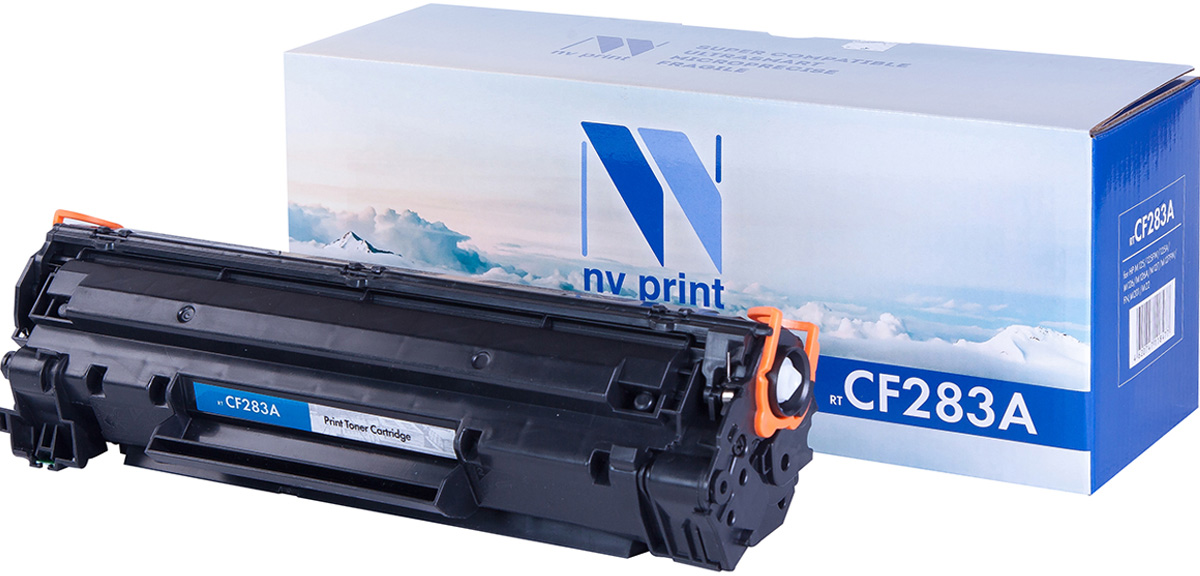 NV Print NV-CF283A, Black тонер-картридж для HP LaserJet Pro MFP M125nw/M127fwNV-CF283A NV Print NV-CF283A, Black тонер-картридж для HP LaserJet Pro MFP M125nw/M127fwNV-CF283AСовместимый лазерный картридж NV Print NV-CF283A для печатающих устройств HP - это альтернатива приобретению оригинальных расходных материалов. При этом качество печати остается высоким. Картридж обеспечивает повышенную чёткость чёрного текста и плавность переходов оттенков серого цвета и полутонов, позволяет отображать мельчайшие детали изображения. Лазерные принтеры, копировальные аппараты и МФУ являются более выгодными в печати, чем струйные устройства, так как лазерных картриджей хватает на значительно большее количество отпечатков, чем обычных. Для печати в данном случае используются не чернила, а тонер. Картридж совместим со следующими моделями принтеров HP LJ M125/125FW/125A/M126/M126A/M127/M127FW/FN,M201/M22