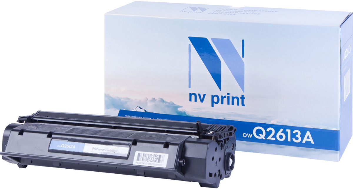 NV Print Q2613A, Black тонер-картридж для HP LaserJet 1300NV-Q2613A NV Print Q2613A, Black тонер-картридж для HP LaserJet 1300NV-Q2613AСовместимый лазерный картридж NV Print Q2613A для печатающих устройств HP - это альтернатива приобретению оригинальных расходных материалов. При этом качество печати остается высоким. Картридж обеспечивает повышенную чёткость и плавность переходов оттенков цвета и полутонов, позволяет отображать мельчайшие детали изображения.Лазерные принтеры, копировальные аппараты и МФУ являются более выгодными в печати, чем струйные устройства, так как лазерных картриджей хватает на значительно большее количество отпечатков, чем обычных. Для печати в данном случае используются не чернила, а тонер.