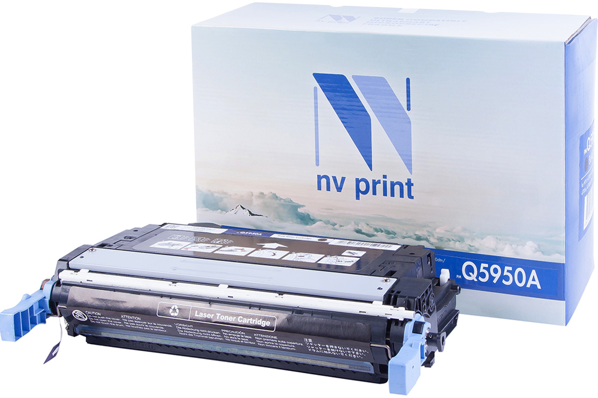 NV Print Q5950A, Black тонер-картридж для HP Color LaserJet 4700/4700N/4700DN/4700DTNQ5950ABk NV Print Q5950A, Black тонер-картридж для HP Color LaserJet 4700/4700N/4700DN/4700DTNQ5950ABkСовместимый лазерный картридж NV Print Q5950A для печатающих устройств HP - это альтернатива приобретению оригинальных расходных материалов. При этом качество печати остается высоким. Лазерные принтеры, копировальные аппараты и МФУ являются более выгодными в печати, чем струйные устройства, так как лазерных картриджей хватает на значительно большее количество отпечатков, чем обычных. Для печати в данном случае используются не чернила, а тонер.