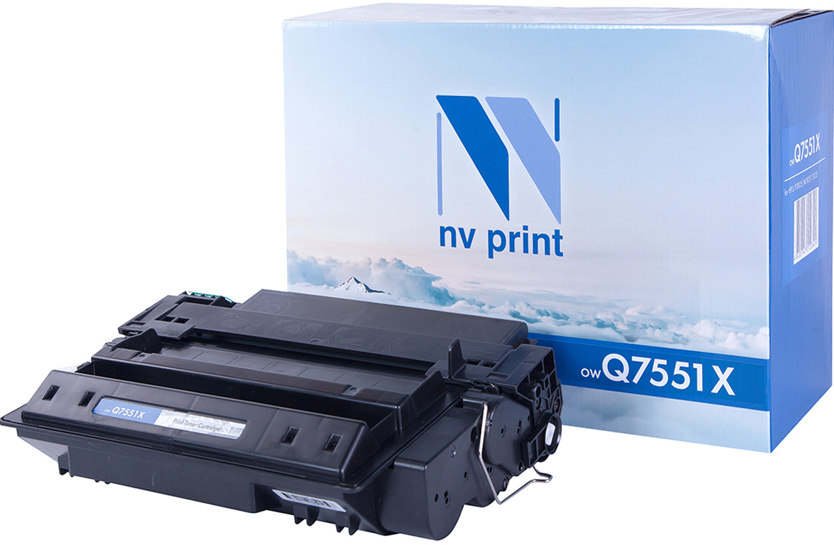 NV Print Q7551X, Black тонер-картридж для HP LaserJet P3005/M3035/M3027Q7551X NV Print Q7551X, Black тонер-картридж для HP LaserJet P3005/M3035/M3027Q7551XСовместимый лазерный картридж NV Print Q7551X для печатающих устройств HP - это альтернатива приобретению оригинальных расходных материалов. При этом качество печати остается высоким. Картридж обеспечивает повышенную чёткость чёрного текста и плавность переходов оттенков серого цвета и полутонов, позволяет отображать мельчайшие детали изображения. Лазерные принтеры, копировальные аппараты и МФУ являются более выгодными в печати, чем струйные устройства, так как лазерных картриджей хватает на значительно большее количество отпечатков, чем обычных. Для печати в данном случае используются не чернила, а тонер.