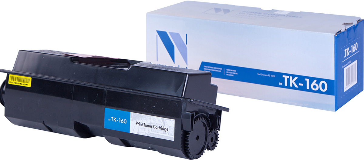 NV Print TK-160, Black тонер-картридж для Kyocera FS-1120D/1120/1120DNTK-160 NV Print TK-160, Black тонер-картридж для Kyocera FS-1120D/1120/1120DNTK-160Совместимый лазерный картридж NV Print для печатающих устройств Kyocera - это альтернатива приобретению оригинальных расходных материалов. При этом качество печати остается высоким. Картридж обеспечивает повышенную чёткость чёрного текста и плавность переходов оттенков серого цвета и полутонов, позволяет отображать мельчайшие детали изображения. Лазерные принтеры, копировальные аппараты и МФУ являются более выгодными в печати, чем струйные устройства, так как лазерных картриджей хватает на значительно большее количество отпечатков, чем обычных. Для печати в данном случае используются не чернила, а тонер.
