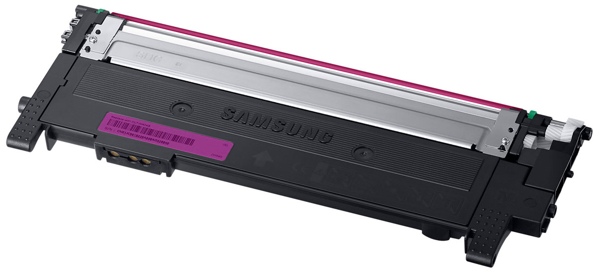 Samsung CLT-M404S, Magenta тонер-картридж для Samsung SL-C430/C430W/C480/C480W/C480FWCLT-M404S/XEV Samsung CLT-M404S, Magenta тонер-картридж для Samsung SL-C430/C430W/C480/C480W/C480FWCLT-M404S/XEVОригинальный тонер-картридж Samsung CLT-M404S для лазерных принтеров SL-C430/C430W/C480/C480W/C480FW рассчитан в среднем на печать 1000 страниц. В данном картридже используются новые улучшенные компоненты, которые гарантируют надежность и максимальную производительность печати. Картридж Samsung наполняется под строгим контролем и содержит точно определенный объем тонера, что позволяет использовать 100% его емкости.