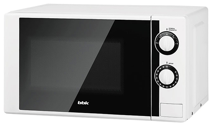 BBK 20MWS-704M/W микроволновая печь20MWS-704M/W BBK 20MWS-704M/W микроволновая печь20MWS-704M/WМикроволновая печь 20MWS-704M/W имеет не только приятный дизайн, но и предельно проста в управлении. Таймер на 35 минут и несколько уровней мощности до 700 Вт максимум позволяют задавать индивидуальные режимы для приготовления и разморозки различных блюд. Камера емкостью 20 литров рассчитана на небольшие и средние порции.