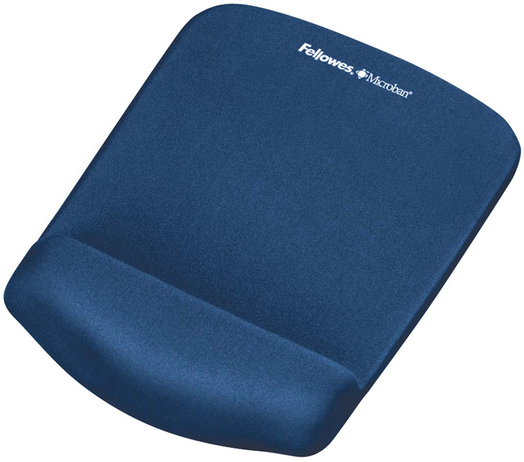 Fellowes PlushTouch, Blue коврик для мышиFS-92873 Fellowes PlushTouch, Blue коврик для мышиFS-92873Основные свойства: Подходит для всех видов компьютерных мышей. Благодаря стильному дизайну и цветовым решениям, коврики станут украшением Вашего рабочего места. Размеры коврика(ВхШхГ) мм.: 25х184х238 Инновационная технология FoamFusion – мягкое пенное основание повторяет контуры запястья и запоминает их, обеспечивая максимальный комфорт при работе. Антибактериальное покрытие Microban – подавляет развитие болезнетворных микроорганизмов на поверхности коврика.