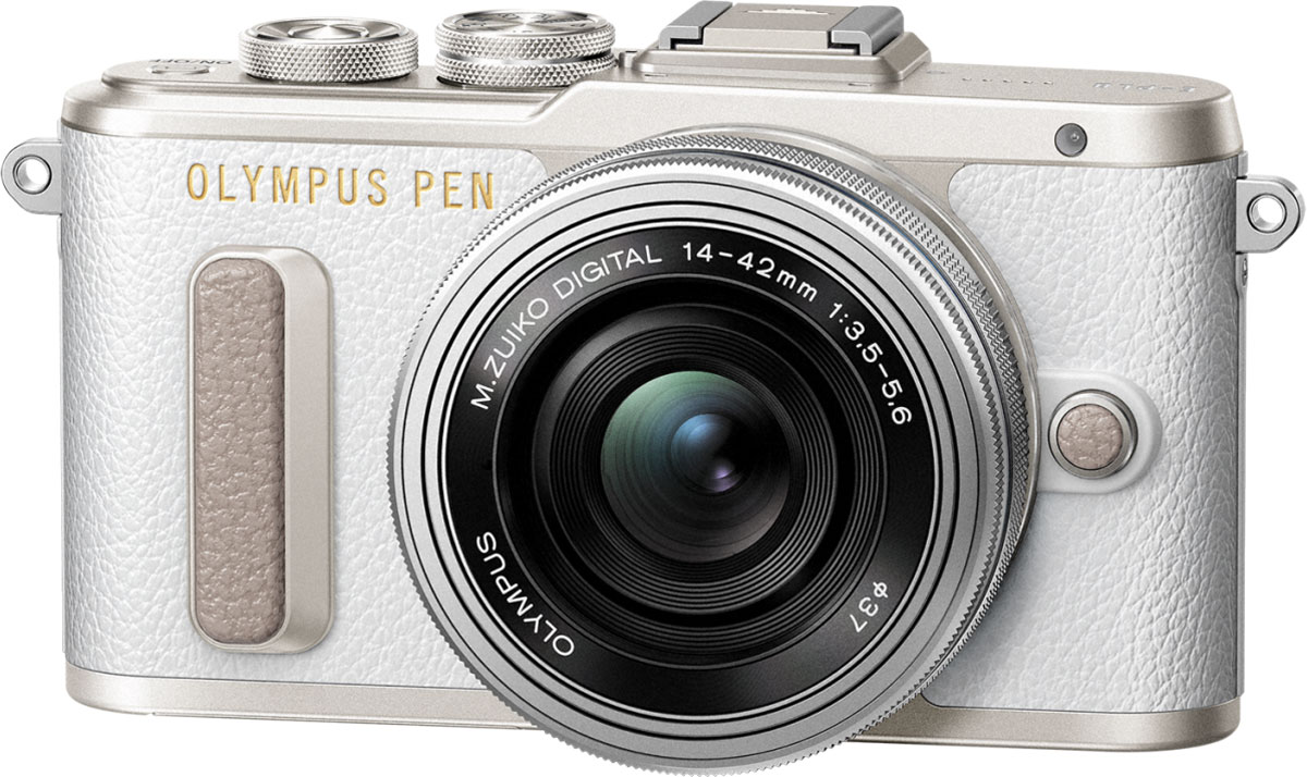 Olympus PEN E-PL8 Kit 14-42 EZ, White фотокамераV205082WE000 Olympus PEN E-PL8 Kit 14-42 EZ, White фотокамераV205082WE000Фотокамера Olympus PEN E-PL8 станет вашей персональной музой! Стильный корпус в темно-коричневом цвете и других классических оттенках выделит эту камеру среди самых ожидаемых новинок этого года. Современный дизайн, удобный функционал, классические изгибы и кожаная отделка металлического корпуса делает камеру такой же яркой и привлекательной, как и вы. Мы все любим селфи! Но все, кто когда-либо пытался сделать хороший снимок, знают, что селфи само по себе уже стало искусством, и нужно уметь все сделать правильно. С новой камерой Olympus ваши селфи будут выглядеть идеально с первого кадра. Поверните сенсорный экран вниз, и камера автоматически перейдет в режим селфи. С камерой Olympus PEN E-PL8 вы можете делиться захватывающими моментами своей жизни, разнообразные художественные фильтры расширят ваш творческий потенциал и вдохнут в ваши изображения особенное настроение. Эффекты художественных фильтров в режиме Live View позволят вам увидеть готовый результат...