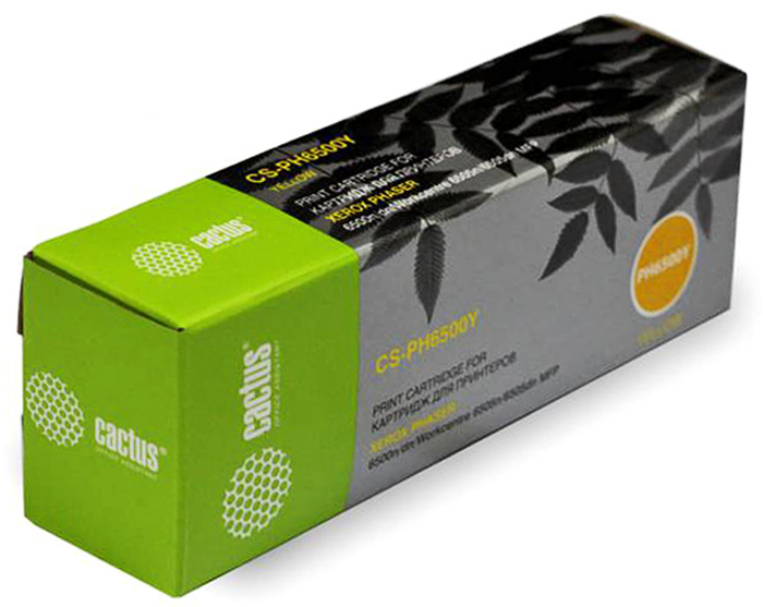 Cactus CS-PH6500Y, Yellow тонер-картридж для Xerox 6500/6505 (106R01603)CS-PH6500Y Cactus CS-PH6500Y, Yellow тонер-картридж для Xerox 6500/6505 (106R01603)CS-PH6500YКартридж Cactus CS-PH6500Y для лазерных принтеров Xerox.Расходные материалы Cactus для печати максимизируют характеристики принтера. Обеспечивают повышенную четкость изображения и плавность переходов оттенков и полутонов, позволяют отображать мельчайшие детали изображения. Обеспечивают надежное качество печати.