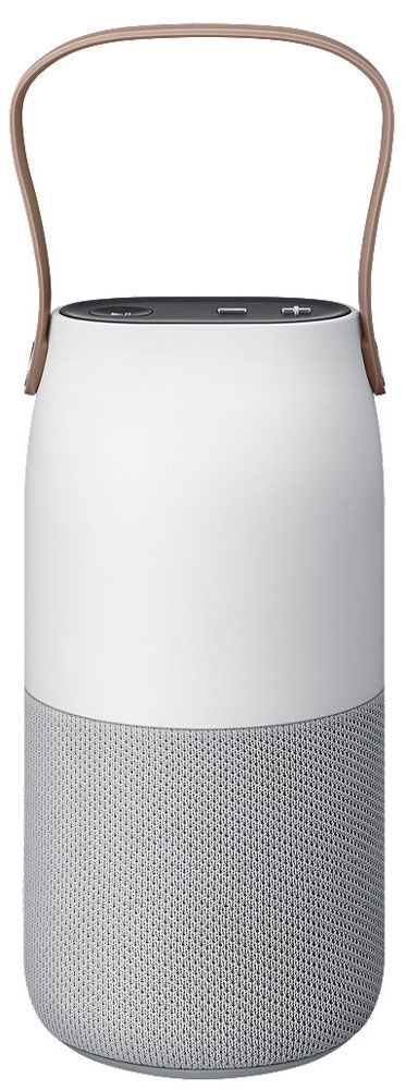 Samsung EO-SG710 Bottle Design, White Gray портативная акустическая системаEO-SG710CSEGRU Samsung EO-SG710 Bottle Design, White Gray портативная акустическая системаEO-SG710CSEGRUКачественный звук подчёркивает ваше чувство стиля. Кроме этого, внешняя эстетика и премиальные материалы добавят утончённой атмосферы практически любому помещению, которое вы хотели бы осветить. Наслаждайтесь музыкой в любой точке комнаты. Беспроводная колонка Bottle Design от Samsung с функцией распределения звука 360° обеспечит равномерное качественное звучание. Звук способен поддержать ваше настроение. Благодаря специальной ручке для максимальной мобильности и широкому спектру световых эффектов вы сможете разнообразить атмосферу любого помещения, куда бы вы ни поместили Bottle Design. Просто разместите вашу беспроводную колонку Bottle Design на подставке для беспроводной зарядки и наслаждайтесь прослушиванием музыки без необходимости путаться в проводах и постоянно подбираться к труднодоступной розетке. Создайте уютную атмосферу в любом месте за считанные секунды. Наклоните устройство для изменения яркости или потрясите для...