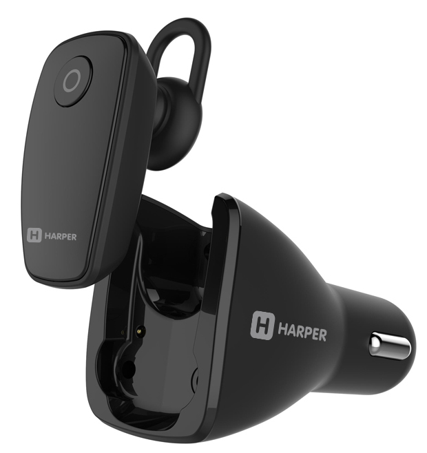 Harper HBT-1723, Black Bluetooth-гарнитура + автомобильное зарядное устройство00-00001363 Harper HBT-1723, Black Bluetooth-гарнитура + автомобильное зарядное устройство00-00001363Комбинированное устройство Bluetooth-гарнитура плюс автомобильная зарядка 2 в 1Версия Bluetooth: 4.1Эффективный радиус действия: 10 мЛитий-полимерный аккумуляторЧастотная характеристика: 80 Гц-18 КГцВремя непрерывной работы: 4-5 часовВремя зарядки: около 1 часаМягкие силиконовые накладки для максимального комфорта