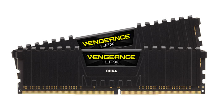 Corsair Vengeance LPX DDR4 2x16Gb 2133 МГц, Black комплект модулей оперативной памяти (CMK32GX4M2A2133C13)CMK32GX4M2A2133C13 Corsair Vengeance LPX DDR4 2x16Gb 2133 МГц, Black комплект модулей оперативной памяти (CMK32GX4M2A2133C13)CMK32GX4M2A2133C13Модули памяти Vengeance LPX разработаны для более эффективного разгона процессора. Теплоотвод выполнен из чистого алюминия, что ускоряет рассеяние тепла, а восьмислойная печатная плата значительно эффективнее распределяет тепло и предоставляет обширные возможности для разгона. Каждая интегральная микросхема проходит индивидуальный отбор для определения уровня потенциальной производительности.Форм-фактор DDR4 оптимизирован под новейшие материнские платы серии Intel X99/100 Series и обеспечивает повышенную частоту, расширенную полосу пропускания и сниженное энергопотребление по сравнению с модулями DDR3. В целях обеспечения стабильно высокой производительности модули Vengeance LPX DDR4 проходят тестирование совместимости на материнских платах серии X99/100 Series. Имеется поддержка XMP 2.0 для удобного разгона в автоматическом режиме.Максимальная степень разгона ограничивается рабочей температурой. Уникальный дизайн теплоотвода Vengeance LPX обеспечивает оптимальный отвод тепла от интегральных микросхем в канал охлаждения системы, чтобы вы могли добиться большего.Vengeance LPX будет готов к появлению первых материнских плат Mini-ITX и MicroATX для памяти DDR4. Его компактный форм-фактор оптимально подходит для размещения в небольших корпусах или в системах, где требуется оставить свободным максимум внутреннего пространства.
