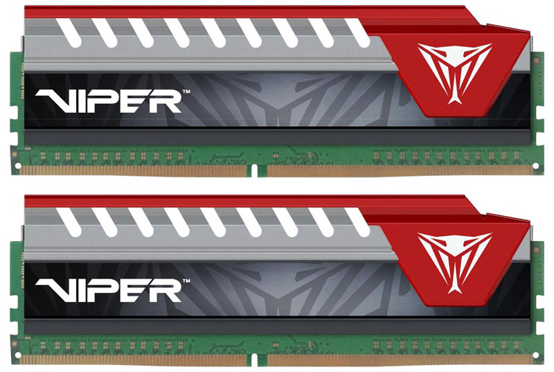 Patriot Viper Elite DDR4 2x8Gb 2800МГц модуль оперативной памяти (PVE416G280C6KRD)PVE416G280C6KRD Patriot Viper Elite DDR4 2x8Gb 2800МГц модуль оперативной памяти (PVE416G280C6KRD)PVE416G280C6KRDPatriot Viper Elite - это высокопроизводительные модули оперативной памяти для энтузиастов. Эти модули обеспечивают достойную производительность и низкий нагрев. Комплект памяти состоит из двух модулей по 8 Гигабайт с тактовой частотой 2800 МГц, пропускной способностью до 22400 Мегабайт в секунду и работает при напряжении 1.2 Вольт.Модули памяти Patriot изготовлены из материалов высочайшего качества и протестированы вручную. Patriot заверяет, что каждый модуль памяти соответствует и превышает стандарты отрасли: апгрейд безо всяких замешательств.