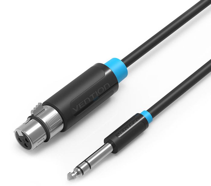 Vention Jack 6.5 M - XLR F, Black аудиокабель (8 м)BBEBK Vention Jack 6.5 M - XLR F, Black аудиокабель (8 м)BBEBKПредназначен для передачи аналоговых моно звуковых сигналов между аудио, аудио-видео и (или) компьютерными устройствами или их компонентами. С помощью данного кабеля вы можете коммутировать профессиональное Hi-Fi и High-End оборудование.Продукция соответствует следующим сертификатам: RoHS, CE, FCC, TIA, ISOСпецификация:Тип разъема: jack 6.5 мм M / XLR FКонтакты: 24К позолоченные, коррозийно-стойкиеИнтерфейс: моноТип оболчки: ПВХ - экранированныйСечение жилы: 26 AWGМатериал проводника: чистая бескислородная медьФорма: круглыйДлина (м): 8Цвет: черный