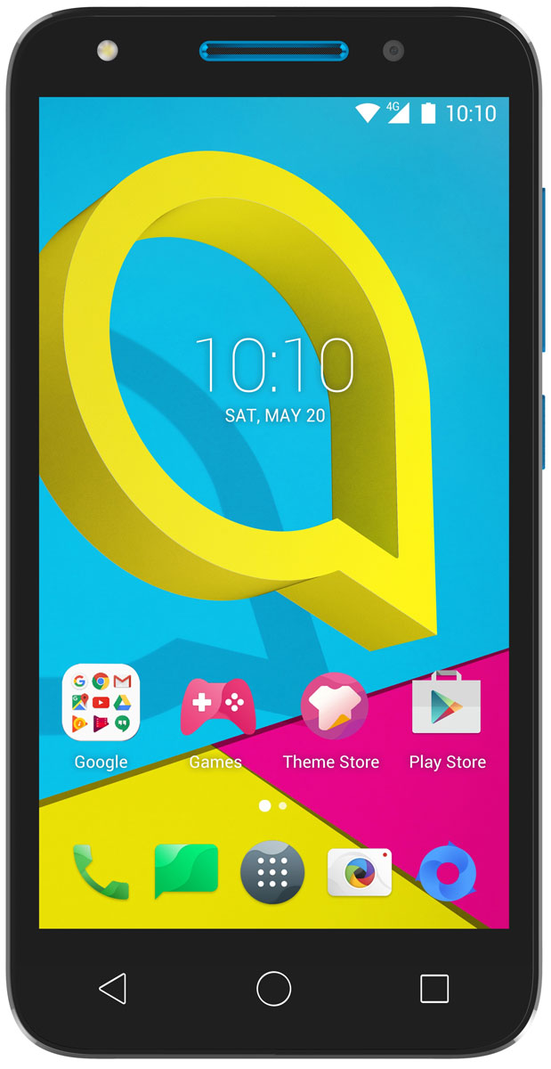 Alcatel OT-5044D U5, Sharp Blue4894461448879 Alcatel OT-5044D U5, Sharp Blue4894461448879Благодаря изящному дизайну Alcatel OT-5044D U5 излучает очарование со всех сторон.Яркий и четкий IPS экран смартфона Alcatel OT-5044D U5 с диагональю 5 дюймов позволит вам наслаждаться кино, играми и другими развлечениями.Четырехъядерный процессор обеспечивает плавную работу сразу нескольких приложений, запущенных одновременно. А благодаря технологии 4G LTE вы сможете быстрее загружать видео и с комфортом просматривать страницы в Интернете.Благодаря 5-мегапиксельной основной камере со множеством фильтров и автофокусом на лице, а также 2-мегапиксельной фронтальной камере вы можете создавать яркие и интересные фотоснимки.Используйте встроенный в телефон приёмник GPS для определения своего местоположения с точностью до нескольких метров.Общайтесь в социальных сетях, выкладывайте фото и видео, скачивайте любимые приложения с Alcatel OT-5044D U5. Ваши возможности не ограничены благодаря 4G и Wi-Fi подключениям, а также новейшей версии Android.Телефон сертифицирован EAC и имеет русифицированный интерфейс меню и Руководство пользователя.